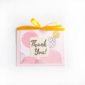 pudrowe podziękowania, dziękuję kartka, kartka thank you, kartki z podziękowaniem, kartki podziękowania, podziękowanie karnety,  pastelowe podziękowania, kartki na różne okazje