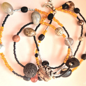 Naszyjnik boho ciepły energetyczny