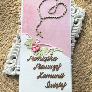 265,Komunia-kartka komunijna do koperty dla dziewczynki