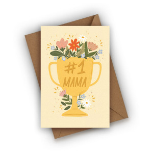 Kartka na Dzień Mamy- Puchar dla Mamy