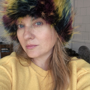 opaska futrzana kolorowa