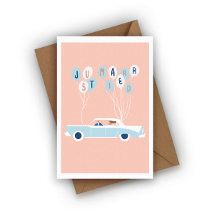 Kartka ślubna- Just Married