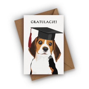 Kartka z okazji ukończenia szkoły- Gratulacje!