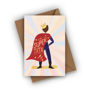 Kartka na Dzień Taty- Super Tata