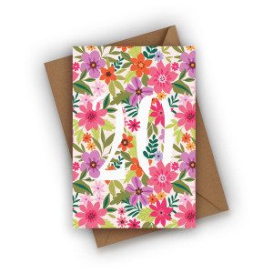 Kartka urodzinowa - 20 urodziny