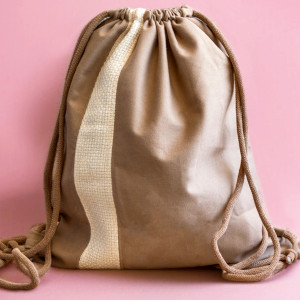 Duży workoplecak damski jasny brąz