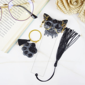 Komplet zakładka + brelok Kocia Harmonia 4