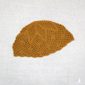 6699 szydełkowa, ażurowa czapka; czapka dla niej, dla niego, na wiosnę, na lato