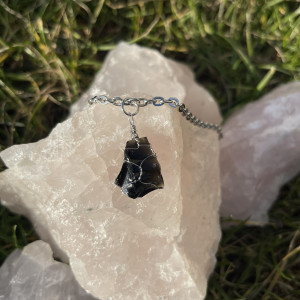 naszyjnik OBSYDIAN - kryształ ochrony i wewnętrznej siły