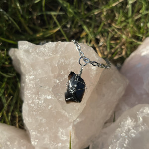 naszyjnik OBSYDIAN - kryształ ochrony i wewnętrznej siły