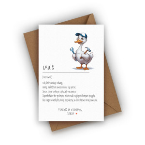 Kartka na Dzień Taty- Tatuś