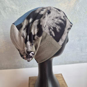 Czapka patchworkowa wiosenna uniwersalna