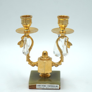 Piękny świecznik z kryształkami -Okazja