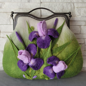 Torebka z irysami