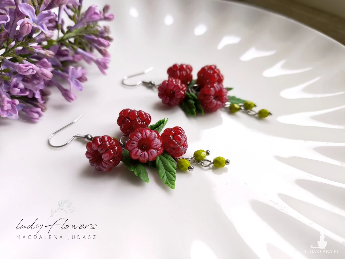 Kolczyki malinki