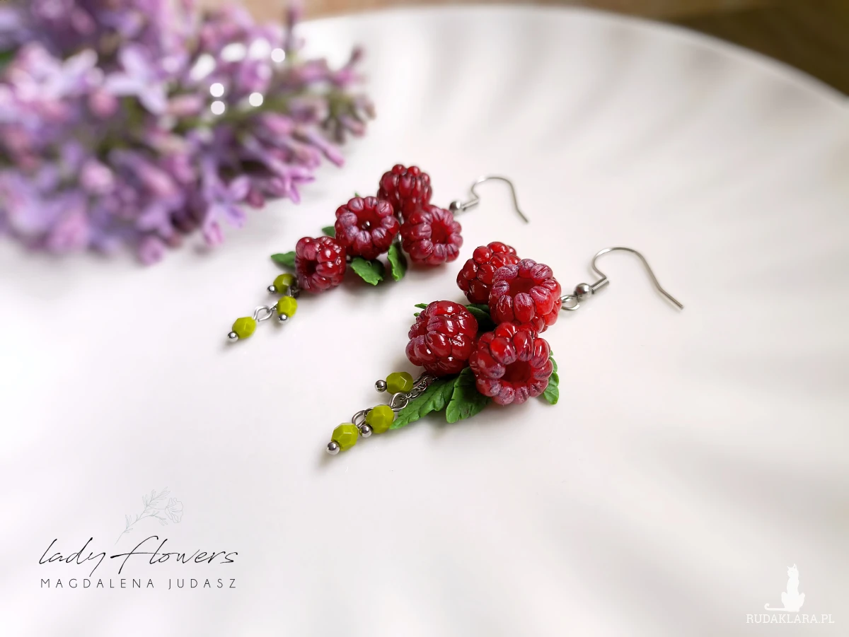 Kolczyki malinki
