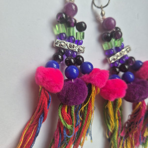 Kolczyki pompony lekkie