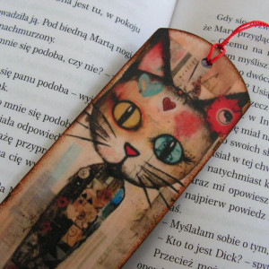 Zakładka do książki - seria "Kociaki" -Frida
