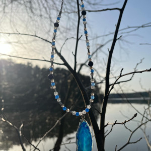 Naszyjnik z druzy Agatu