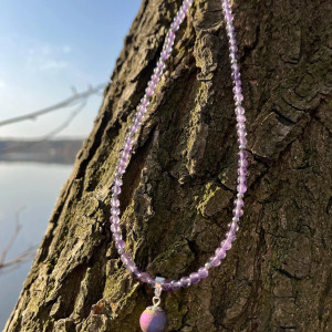 Naszyjnik z Ametystu