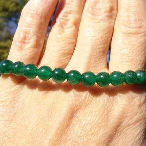 Bransoletka Zielona mika Lepidolit