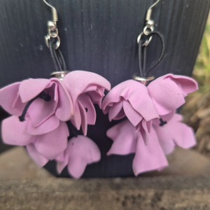 Kolczyki pastelowe tulipany