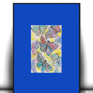 mały obrazek z  motylami, motylki plakat na ścianę, mały rysunek z motylkami, motylki obrazek A4, plakat z motylami, plakaty do małych ramek, małe plakaty do domu, boho posters A4