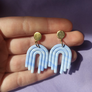 Kolczyki z gliny polimerowej