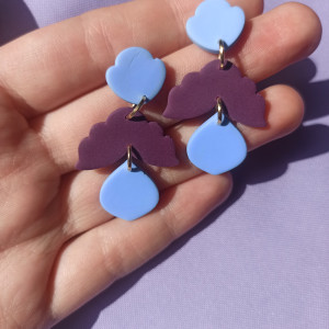 Kolczyki z gliny polimerowej