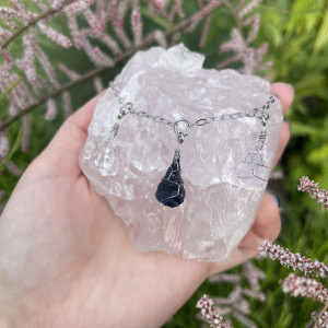 naszyjnik zodiakalny z kryształów DLA BLIŹNIĄT