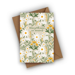 Kartka urodzinowa- Wszystkiego, co ważne