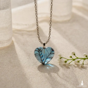 Naszyjnik z Piórem Sójki