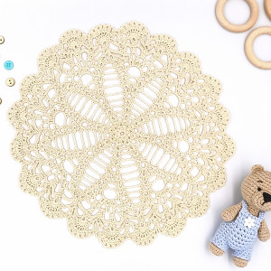 serwetka ecru rękodzieło