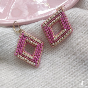 Letnie kolczyki ROMBY