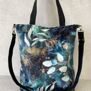 Torba hobo XXL - print szuwary