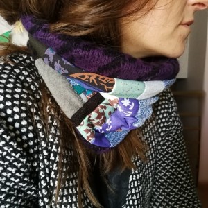 komin patchwork etno rower wiosna ciepły