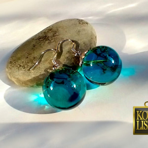 Drops - kolczyki z żywicy