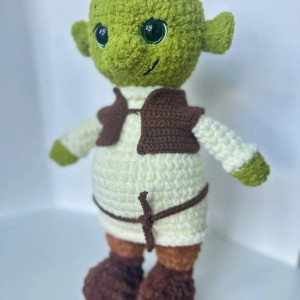 Ogr z bajki-maskotka handmade