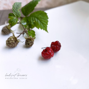 Kolczyki z malinkami