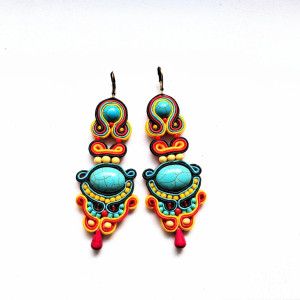 Montezuma kolczyki sutasz