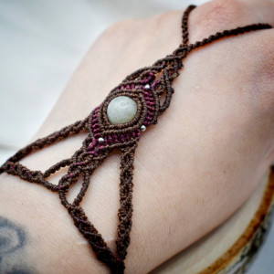 Bransoletka Boho. Labradoryt.