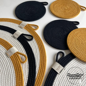 Podkładki ze sznurka