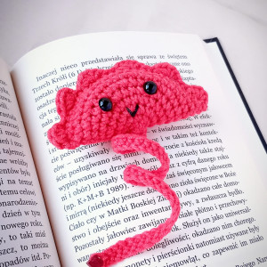 PIERÓG pierogi zakładka do książek - truskawkowa