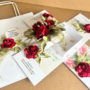 271,Exploding box na ślub z torebką