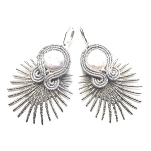 Moonlight kolczyki sutaszowe