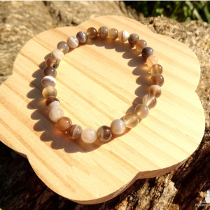 Bransoletka z kamieni naturalnych Agat Botswana