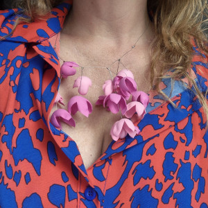 Naszyjnik boho kwiatowy