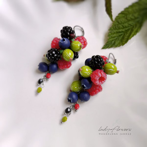 Kolczyki z owocami