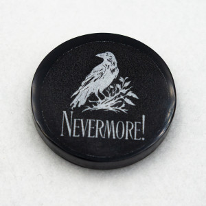 Magnes gotycki z żywicy z krukiem magnet Goth 002