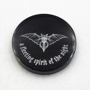 Magnes gotycki z żywicy z nietoperzem magnet Goth 004